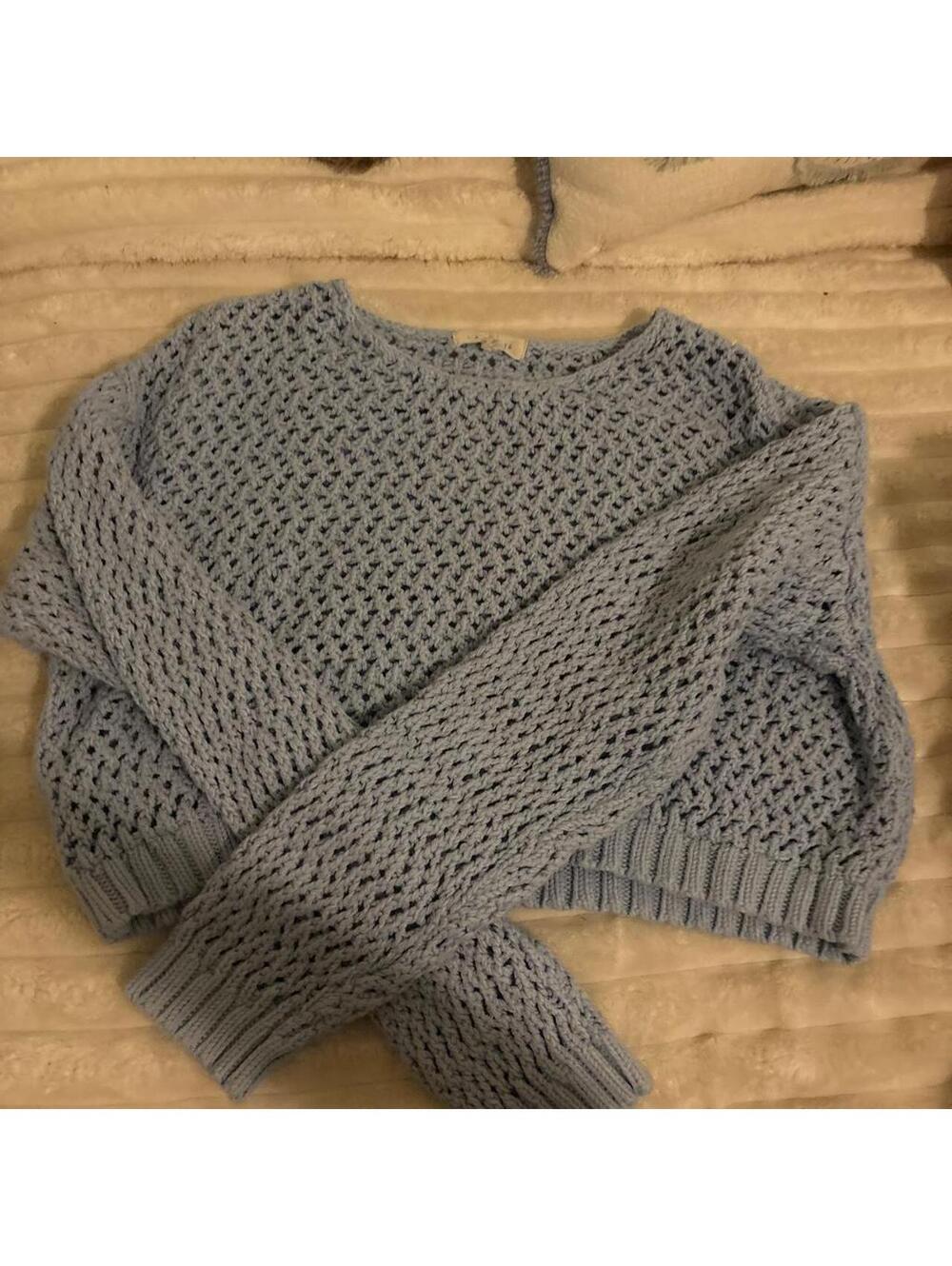 PacSun Women's Blue and Purple Jumper